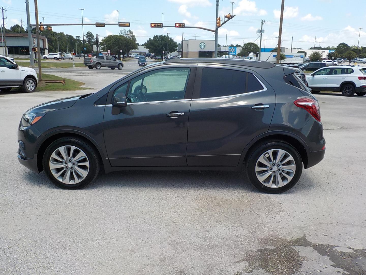 2018 Gray /Black Buick Encore Preferred FWD (KL4CJASB6JB) with an 1.4L L4 DOHC 16V TURBO engine, 6A transmission, located at 1617 W Church Street, Livingston, TX, 77351, (936) 327-3600, 30.710995, -94.951157 - Really neat vehicle right here!! Sport around anywhere you want to go in this Encore! It won't disappoint - Photo#4