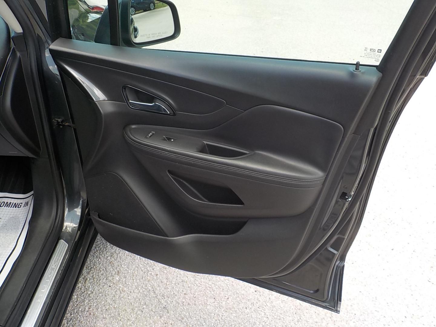2018 Gray /Black Buick Encore Preferred FWD (KL4CJASB6JB) with an 1.4L L4 DOHC 16V TURBO engine, 6A transmission, located at 1617 W Church Street, Livingston, TX, 77351, (936) 327-3600, 30.710995, -94.951157 - Really neat vehicle right here!! Sport around anywhere you want to go in this Encore! It won't disappoint - Photo#18