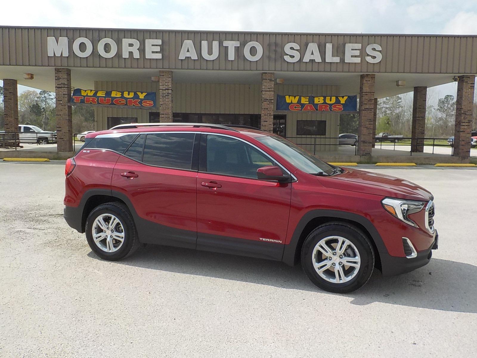 2020 Maroon GMC Terrain SLE (3GKALMEV5LL) with an 1.4L L4 DOHC 16V TURBO engine, 6A transmission, located at 1617 W Church Street, Livingston, TX, 77351, (936) 327-3600, 30.710995, -94.951157 - ONE OWNER!! Good miles!! Come see it!! - Photo #0