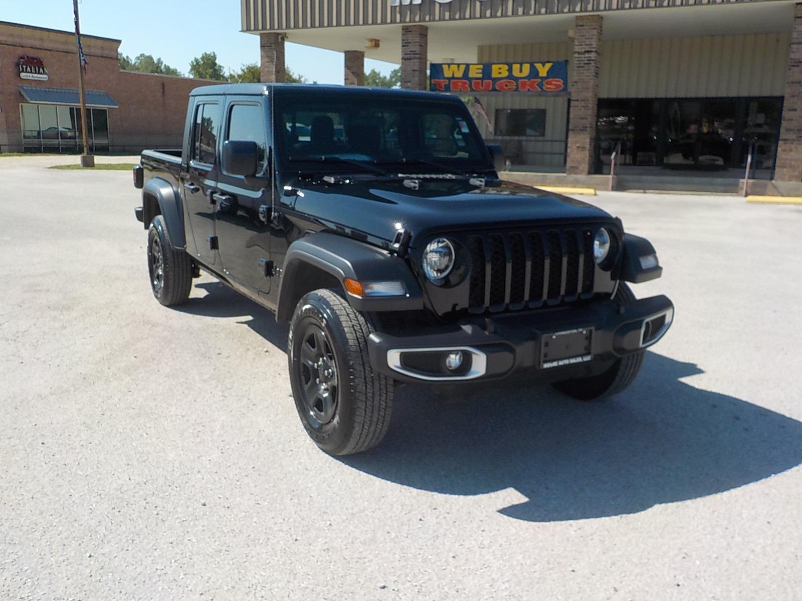 2023 Black /Black Jeep Gladiator (1C6HTAG9PL5) with an V-6 engine, Automatic transmission, located at 1617 W Church Street, Livingston, TX, 77351, (936) 327-3600, 30.710995, -94.951157 - NIIIICE!!! - Photo #1