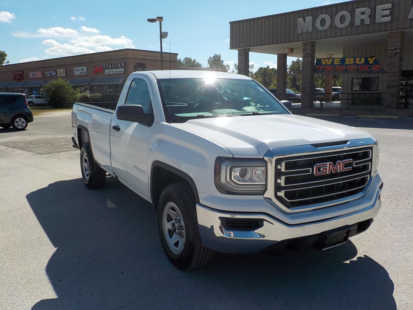 2016 White /Gray GMC Sierra 1500 Base Long Box 2WD (1GTN1LECXGZ) with an 5.3L V8 OHV 16V engine, 6A transmission, located at 1617 W Church Street, Livingston, TX, 77351, (936) 327-3600, 30.710995, -94.951157 - Hard to find long box with a 5.3L V8 in it! - Photo#1