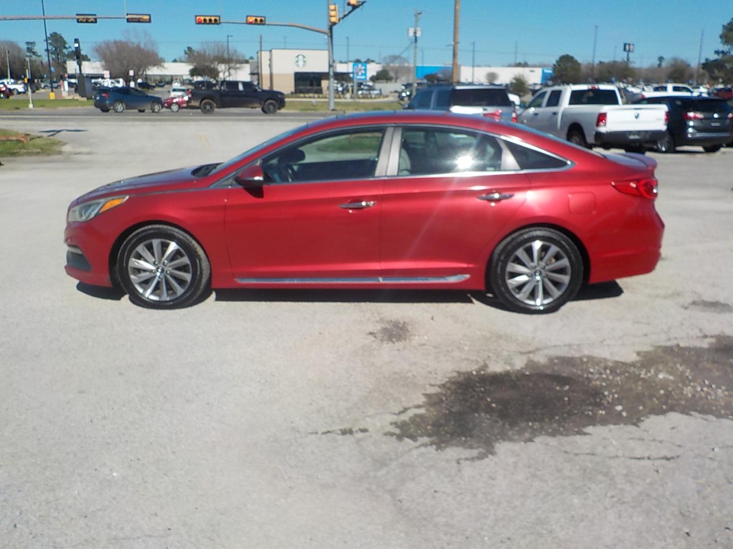 2017 Maroon /Tan Hyundai Sonata Sport (5NPE34AF4HH) with an 2.4L L4 DOHC 16V engine, 6A transmission, located at 1617 W Church Street, Livingston, TX, 77351, (936) 327-3600, 30.710995, -94.951157 - ONE OWNER!! Classic "lil ole lady car". Locally owned car! Great car for a great price in today's world!! - Photo#4