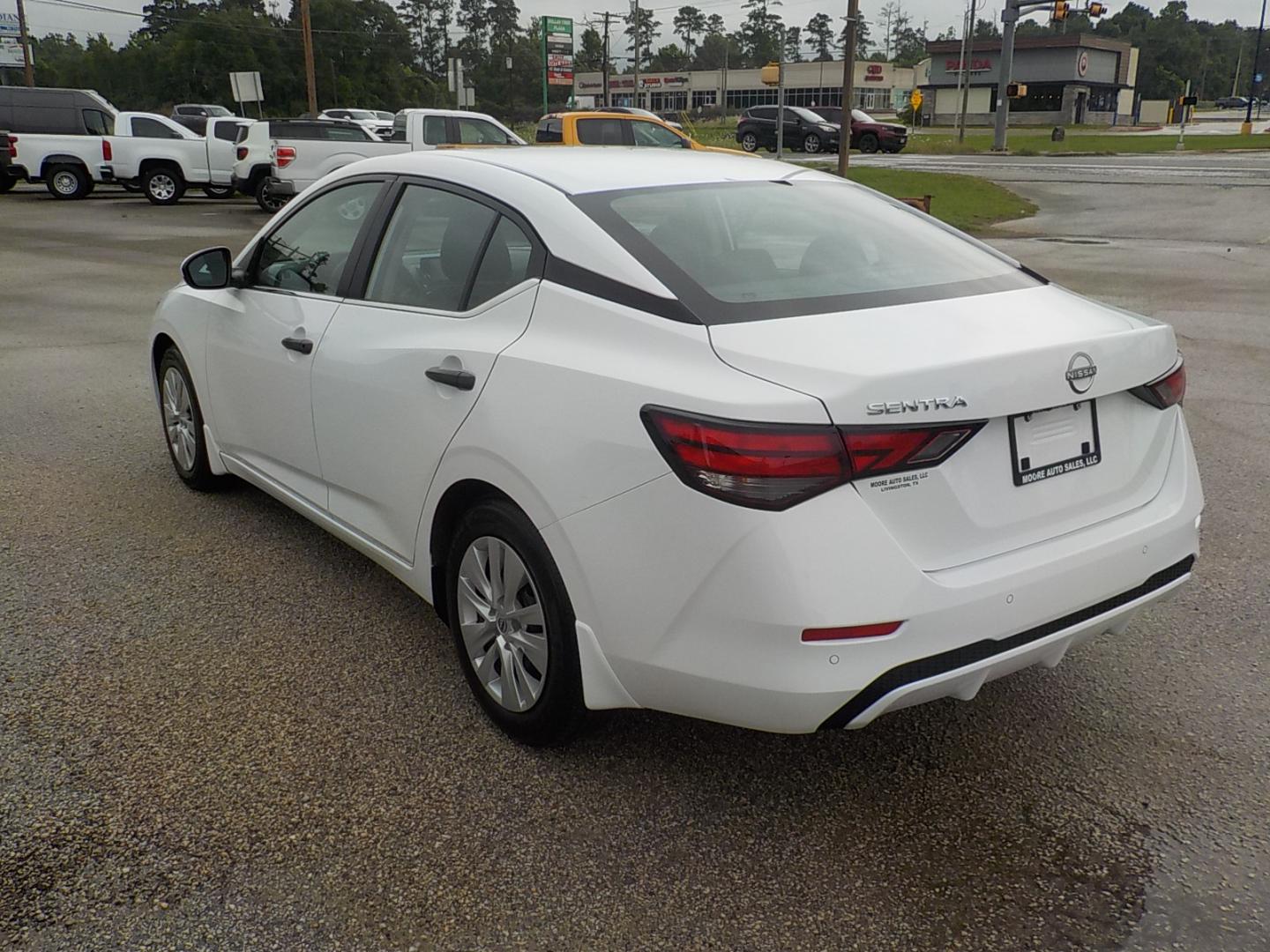 2025 White /Black Nissan Sentra S (3N1AB8BV3SY) with an 1.8L L4 SFI DOHC 16V engine, CVT transmission, located at 1617 W Church Street, Livingston, TX, 77351, (936) 327-3600, 30.710995, -94.951157 - Real economy here!! - Photo#5