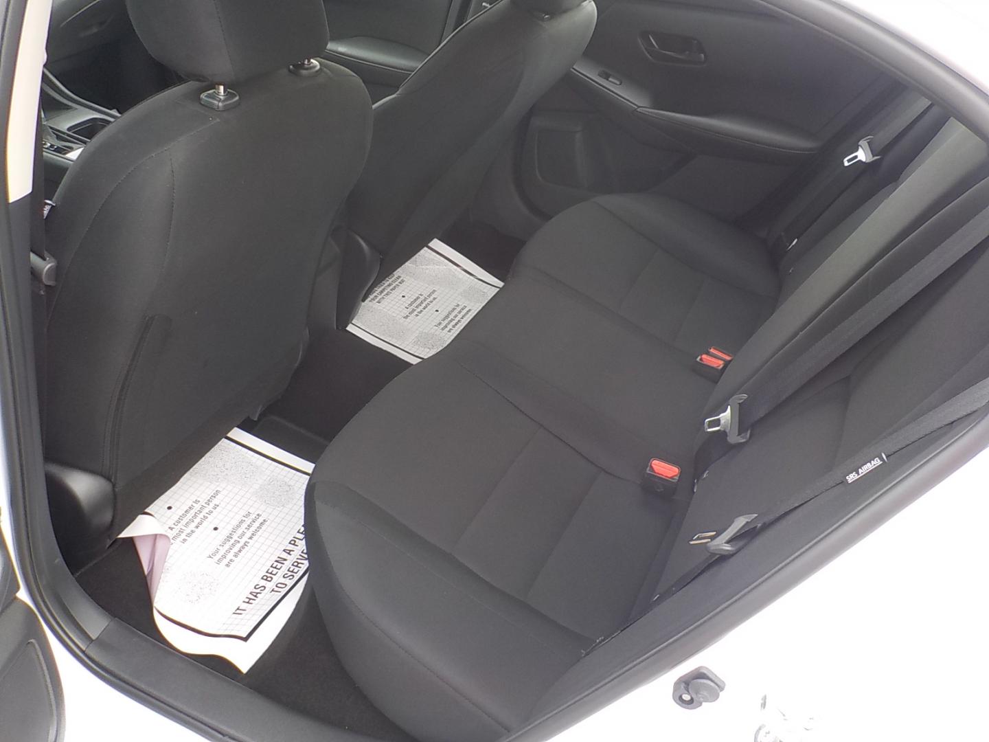 2025 White /Black Nissan Sentra S (3N1AB8BV3SY) with an 1.8L L4 SFI DOHC 16V engine, CVT transmission, located at 1617 W Church Street, Livingston, TX, 77351, (936) 327-3600, 30.710995, -94.951157 - Real economy here!! - Photo#9