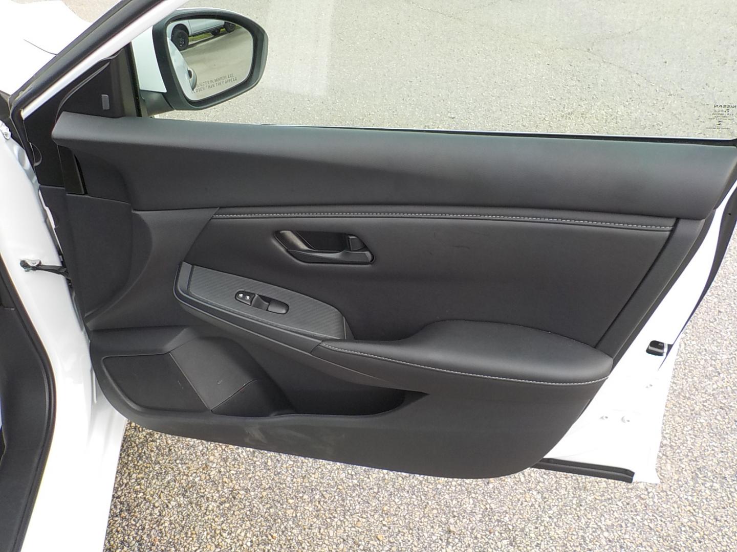 2025 White /Black Nissan Sentra S (3N1AB8BV3SY) with an 1.8L L4 SFI DOHC 16V engine, CVT transmission, located at 1617 W Church Street, Livingston, TX, 77351, (936) 327-3600, 30.710995, -94.951157 - Real economy here!! - Photo#16