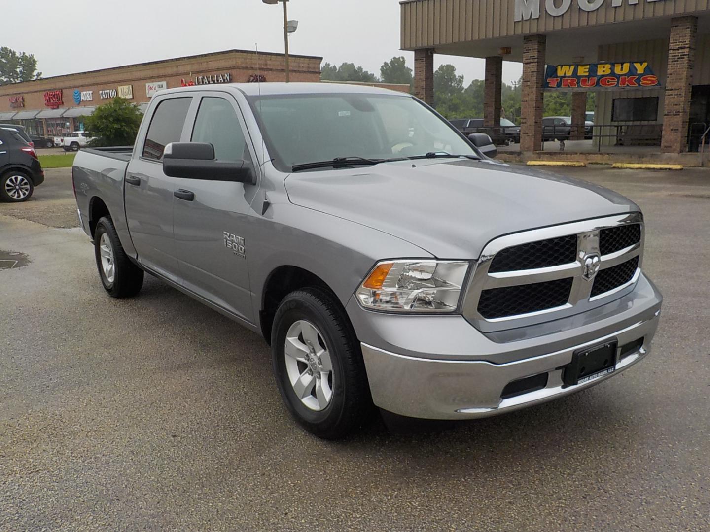 2023 Silver /Gray RAM 1500 Classic Tradesman Crew Cab SWB 2WD (1C6RR6LG4PS) with an 3.6L V6 DOHC 24V FFV engine, 8A transmission, located at 1617 W Church Street, Livingston, TX, 77351, (936) 327-3600, 30.710995, -94.951157 - Crew cab ready to roll!! - Photo#1