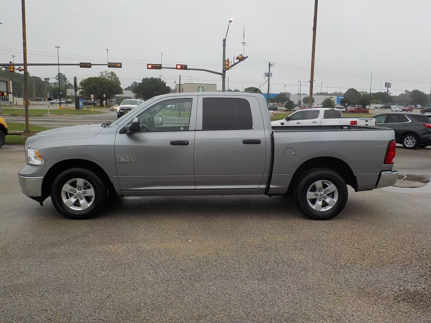 2023 Silver /Gray RAM 1500 Classic Tradesman Crew Cab SWB 2WD (1C6RR6LG4PS) with an 3.6L V6 DOHC 24V FFV engine, 8A transmission, located at 1617 W Church Street, Livingston, TX, 77351, (936) 327-3600, 30.710995, -94.951157 - Crew cab ready to roll!! - Photo#4