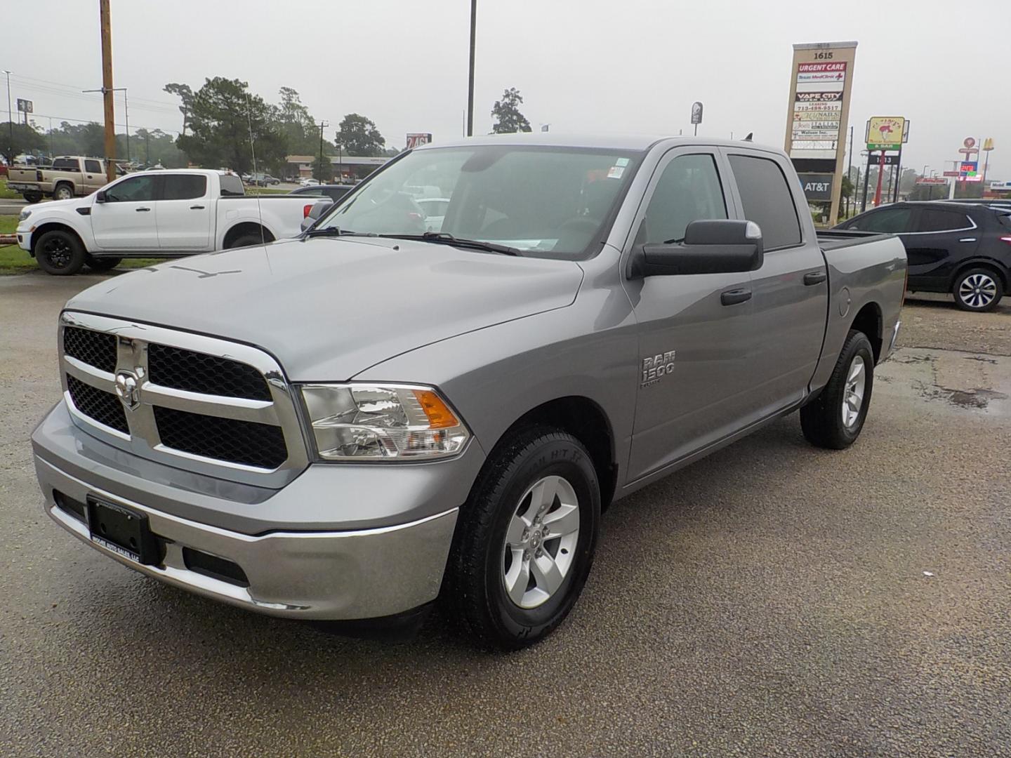 2023 Silver /Gray RAM 1500 Classic Tradesman Crew Cab SWB 2WD (1C6RR6LG4PS) with an 3.6L V6 DOHC 24V FFV engine, 8A transmission, located at 1617 W Church Street, Livingston, TX, 77351, (936) 327-3600, 30.710995, -94.951157 - Crew cab ready to roll!! - Photo#3
