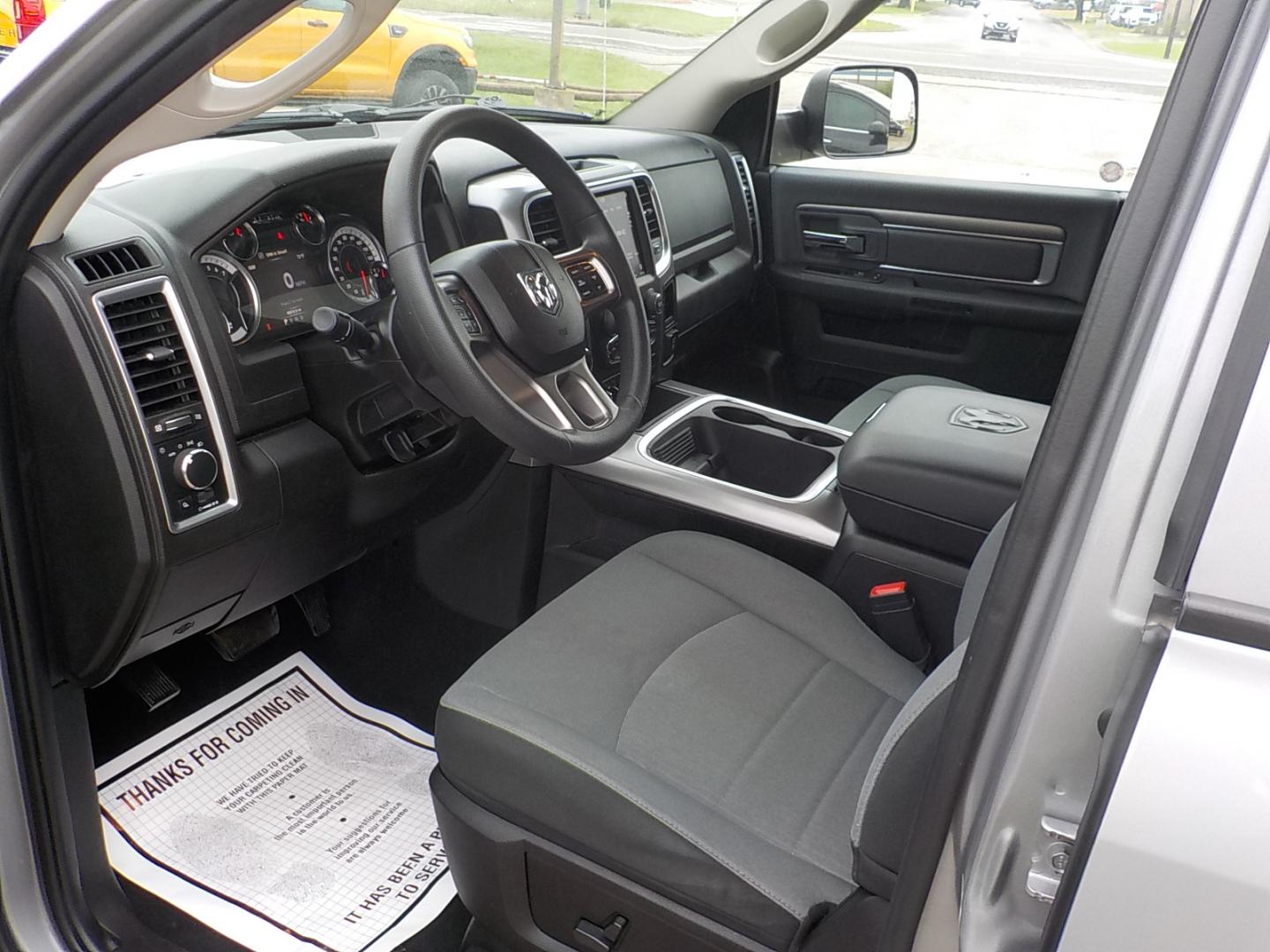 2023 Silver /Gray RAM 1500 Classic Tradesman Crew Cab SWB 2WD (1C6RR6LG4PS) with an 3.6L V6 DOHC 24V FFV engine, 8A transmission, located at 1617 W Church Street, Livingston, TX, 77351, (936) 327-3600, 30.710995, -94.951157 - Crew cab ready to roll!! - Photo#9