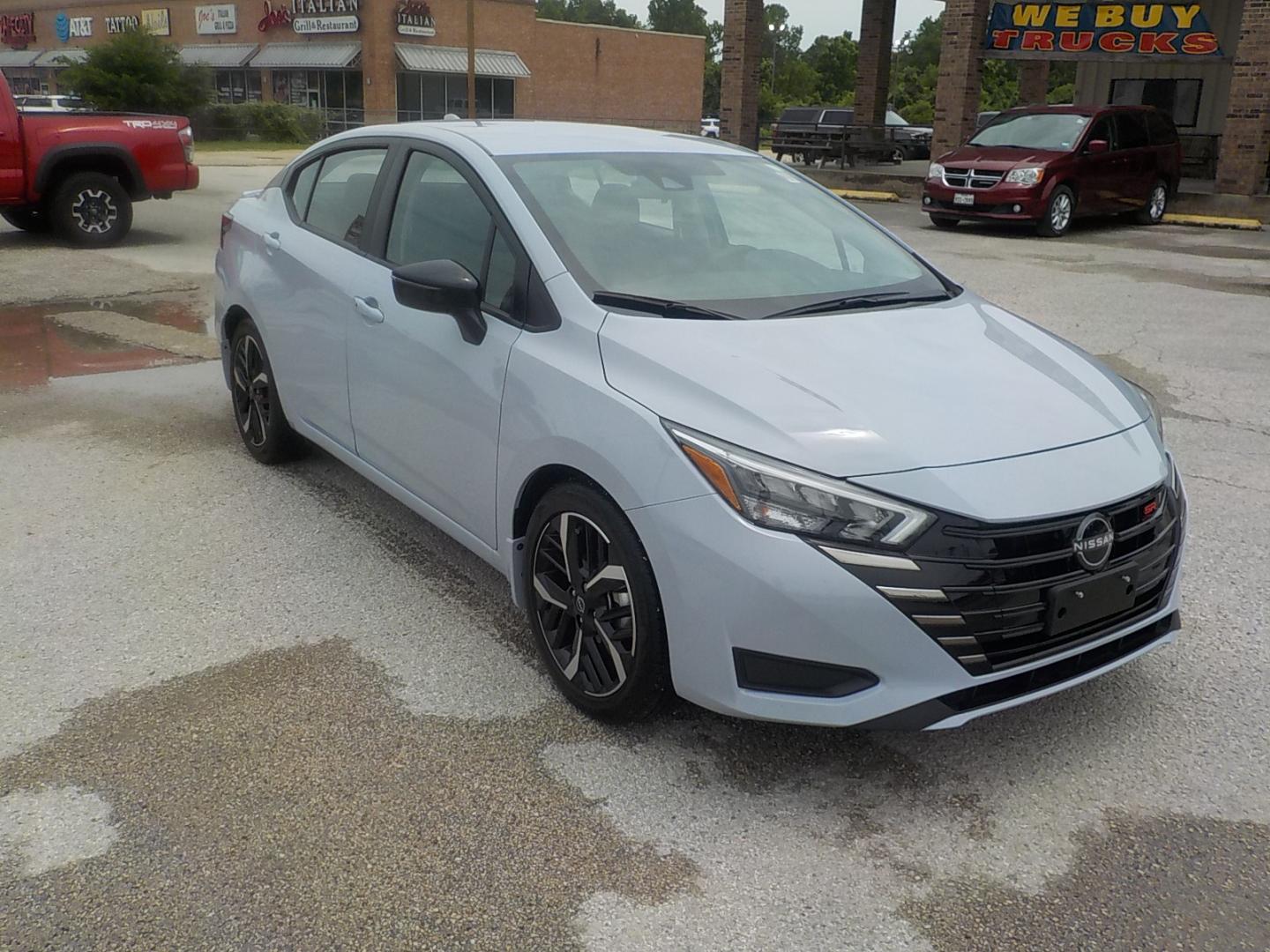 2024 Gray /Black Nissan Versa SR (3N1CN8FV5RL) with an 1.6L L4 DOHC 16V engine, CVT transmission, located at 1617 W Church Street, Livingston, TX, 77351, (936) 327-3600, 30.710995, -94.951157 - Great car that will save you MONEY!! - Photo#1