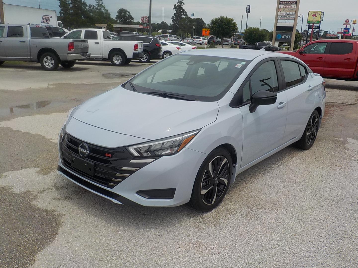 2024 Gray /Black Nissan Versa SR (3N1CN8FV5RL) with an 1.6L L4 DOHC 16V engine, CVT transmission, located at 1617 W Church Street, Livingston, TX, 77351, (936) 327-3600, 30.710995, -94.951157 - Great car that will save you MONEY!! - Photo#3