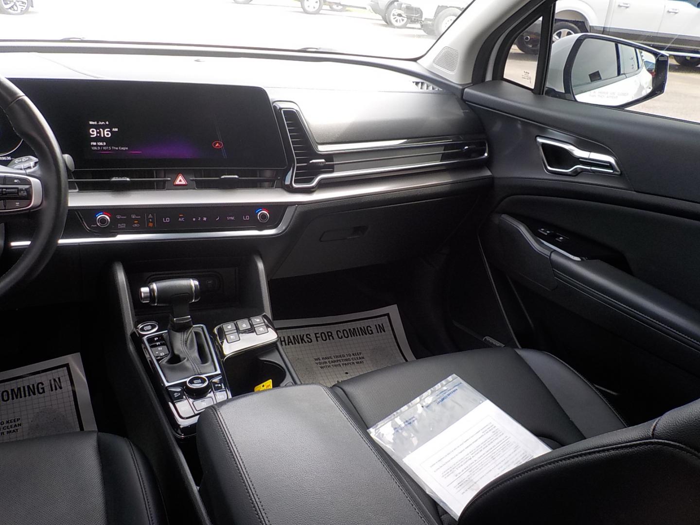 2023 White /Black Kia Sportage SX-Prestige (5XYK53AF2PG) with an 2.5L V6 DOHC 24V engine, 8A transmission, located at 1617 W Church Street, Livingston, TX, 77351, (936) 327-3600, 30.710995, -94.951157 - SPORTY!! NICE!! 1ST two words that come to mind when I see this one! - Photo#12