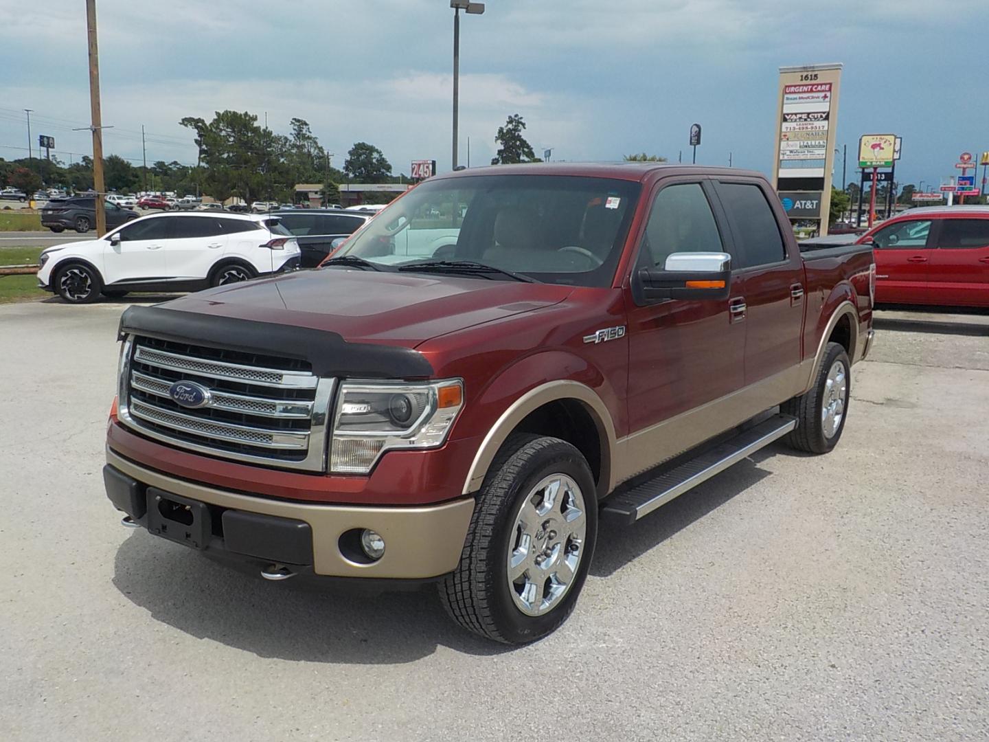 2014 Copper/Tan /Beige Ford F-150 Lariat SuperCrew 5.5-ft. Bed 4WD (1FTFW1EFXEK) with an 5.0L V8 engine, 6-Speed Automatic transmission, located at 1617 W Church Street, Livingston, TX, 77351, (936) 327-3600, 30.710995, -94.951157 - Good looking truck that runs and drives great!! - Photo#3