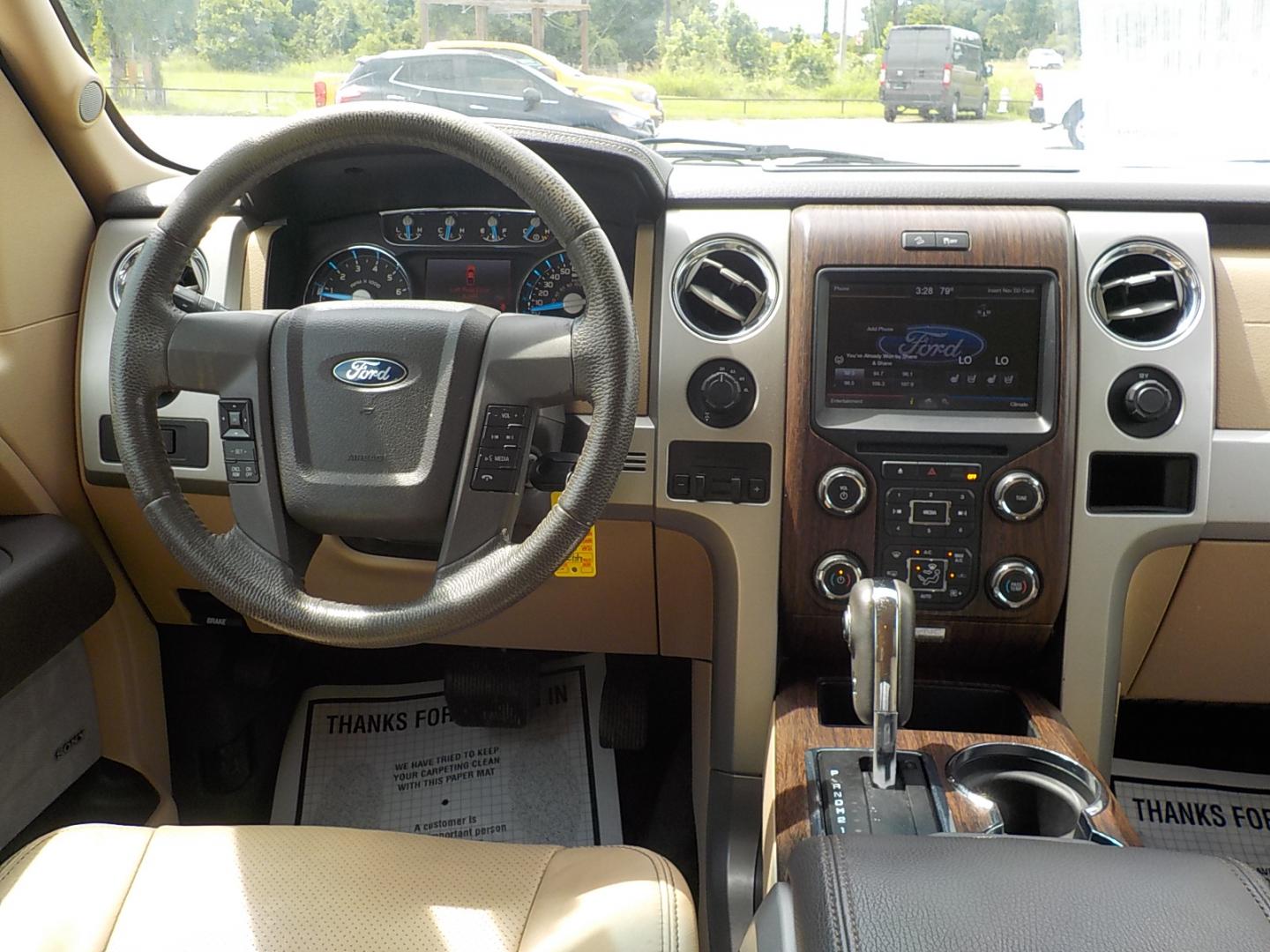 2014 Copper/Tan /Beige Ford F-150 Lariat SuperCrew 5.5-ft. Bed 4WD (1FTFW1EFXEK) with an 5.0L V8 engine, 6-Speed Automatic transmission, located at 1617 W Church Street, Livingston, TX, 77351, (936) 327-3600, 30.710995, -94.951157 - Good looking truck that runs and drives great!! - Photo#13