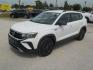 2024 White /Black Volkswagen Taos S (3VV5X7B27RM) with an 1.5L L4 SFI DOHC 16V engine, 8A transmission, located at 1617 W Church Street, Livingston, TX, 77351, (936) 327-3600, 30.710995, -94.951157 - This is a really sporty SUV that should get great fuel mileage for you!! - Photo#3