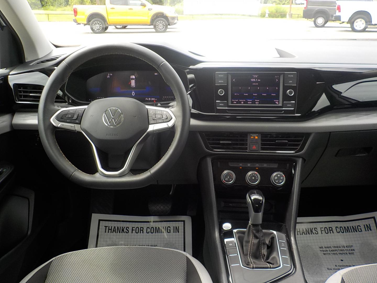 2024 White /Black Volkswagen Taos S (3VV5X7B27RM) with an 1.5L L4 SFI DOHC 16V engine, 8A transmission, located at 1617 W Church Street, Livingston, TX, 77351, (936) 327-3600, 30.710995, -94.951157 - This is a really sporty SUV that should get great fuel mileage for you!! - Photo#14