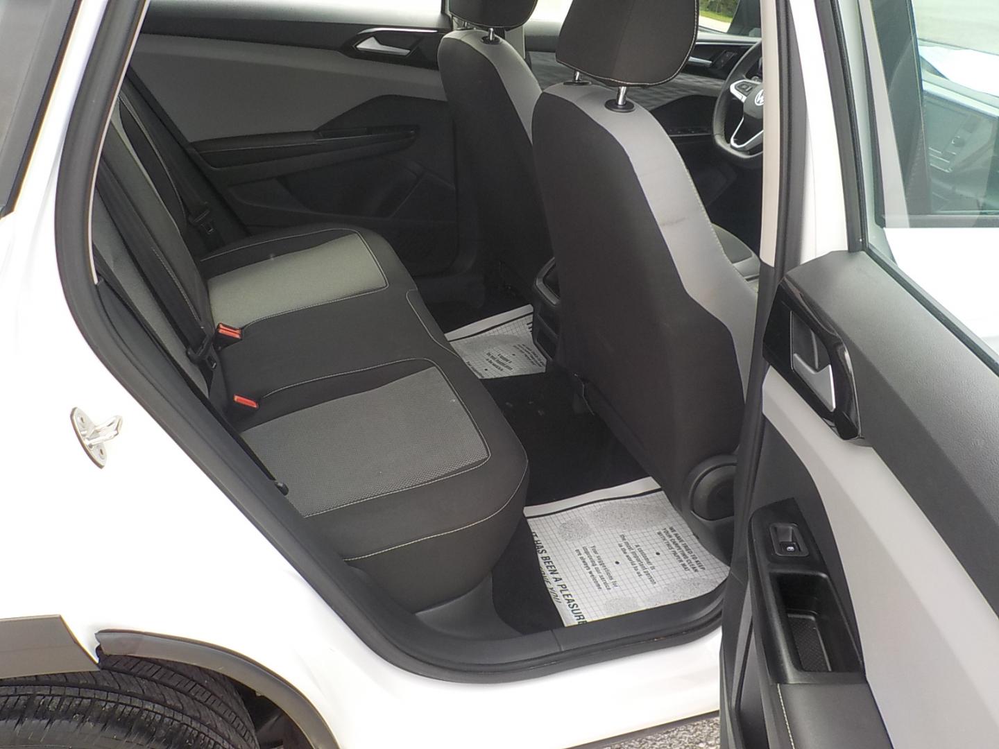 2024 White /Black Volkswagen Taos S (3VV5X7B27RM) with an 1.5L L4 SFI DOHC 16V engine, 8A transmission, located at 1617 W Church Street, Livingston, TX, 77351, (936) 327-3600, 30.710995, -94.951157 - This is a really sporty SUV that should get great fuel mileage for you!! - Photo#15