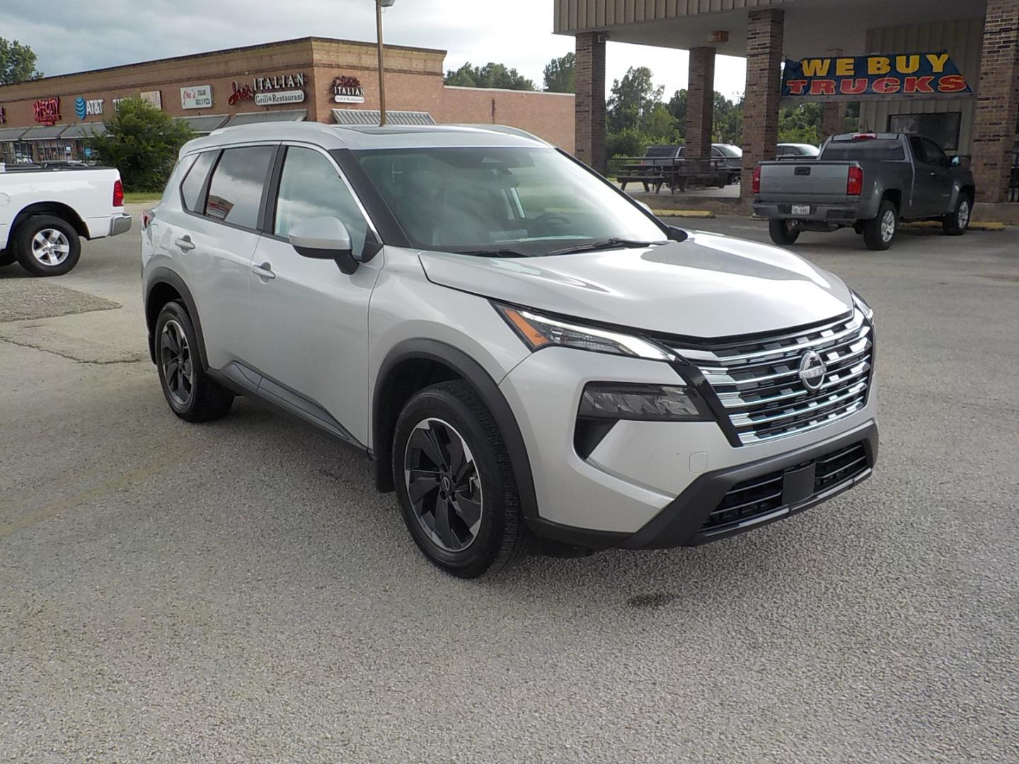 2024 Silver /Black Nissan Rogue SV (5N1BT3BA6RC) with an 2.5L L4 DOHC 16V engine, CVT transmission, located at 1617 W Church Street, Livingston, TX, 77351, (936) 327-3600, 30.710995, -94.951157 - WOW!! This is a SHARP VEHICLE!! It will be very economical to operate as well! - Photo#1