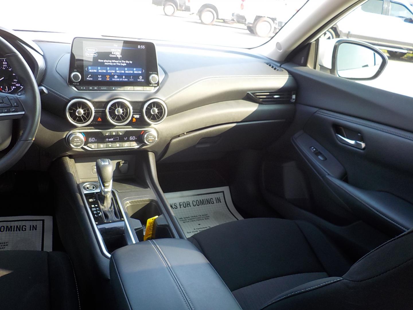 2023 White /Black Nissan Sentra SV (3N1AB8CV6PY) with an 1.8L L4 SFI DOHC 16V engine, CVT transmission, located at 1617 W Church Street, Livingston, TX, 77351, (936) 327-3600, 30.710995, -94.951157 - Good looking car that will get you where you need to be in style!! - Photo#12