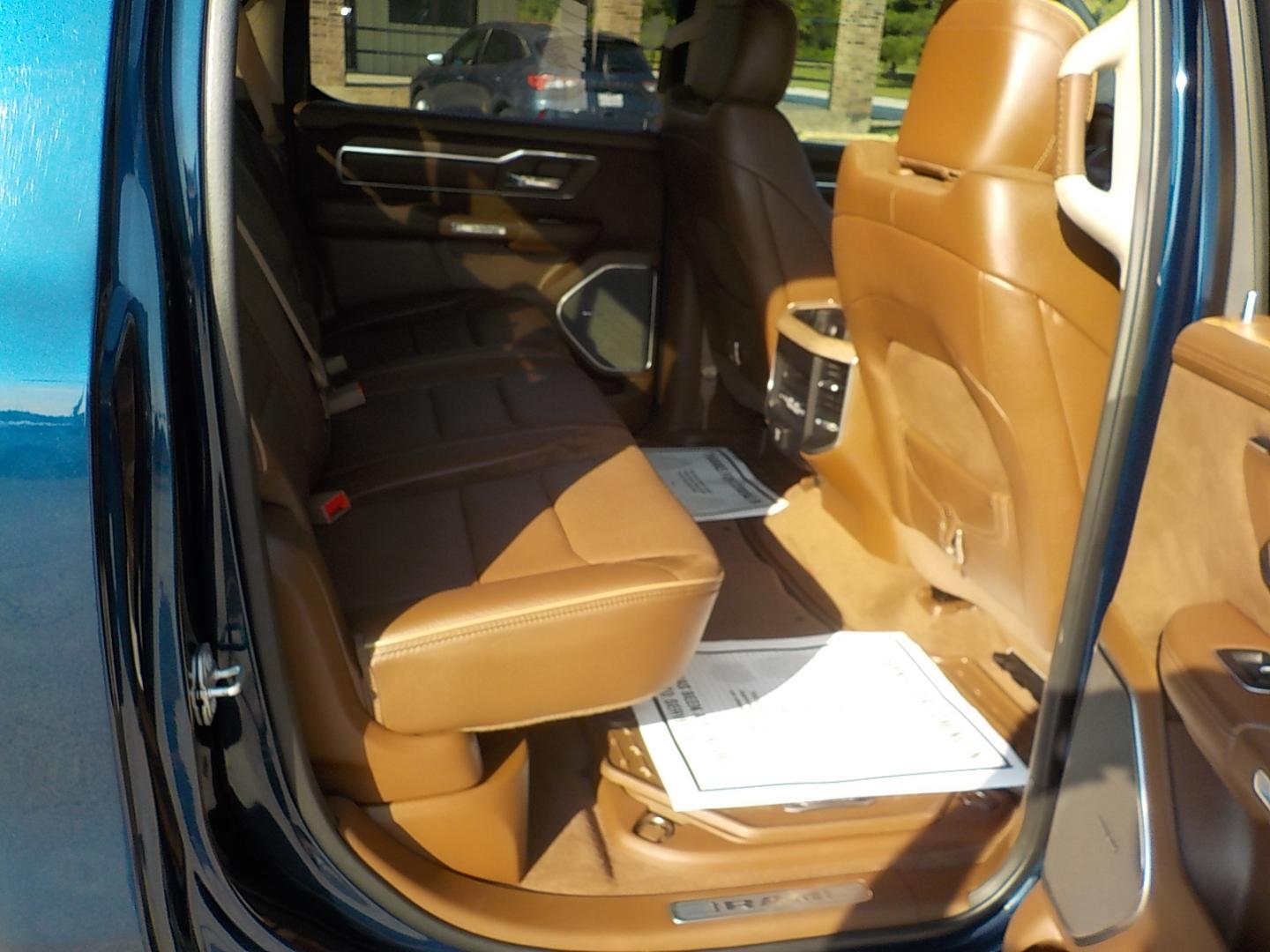 2021 Blue /Tan RAM 1500 Longhorn Crew Cab SWB 4WD (1C6SRFKT5MN) with an 5.7L V8 OHV 16V engine, 8A transmission, located at 1617 W Church Street, Livingston, TX, 77351, (936) 327-3600, 30.710995, -94.951157 - ONE OWNER!! LOW MILES!! IMMACULATE!! - Photo#14