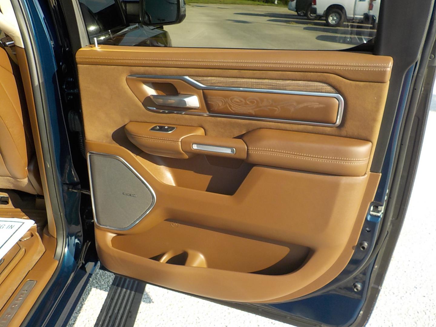 2021 Blue /Tan RAM 1500 Longhorn Crew Cab SWB 4WD (1C6SRFKT5MN) with an 5.7L V8 OHV 16V engine, 8A transmission, located at 1617 W Church Street, Livingston, TX, 77351, (936) 327-3600, 30.710995, -94.951157 - ONE OWNER!! LOW MILES!! IMMACULATE!! - Photo#15