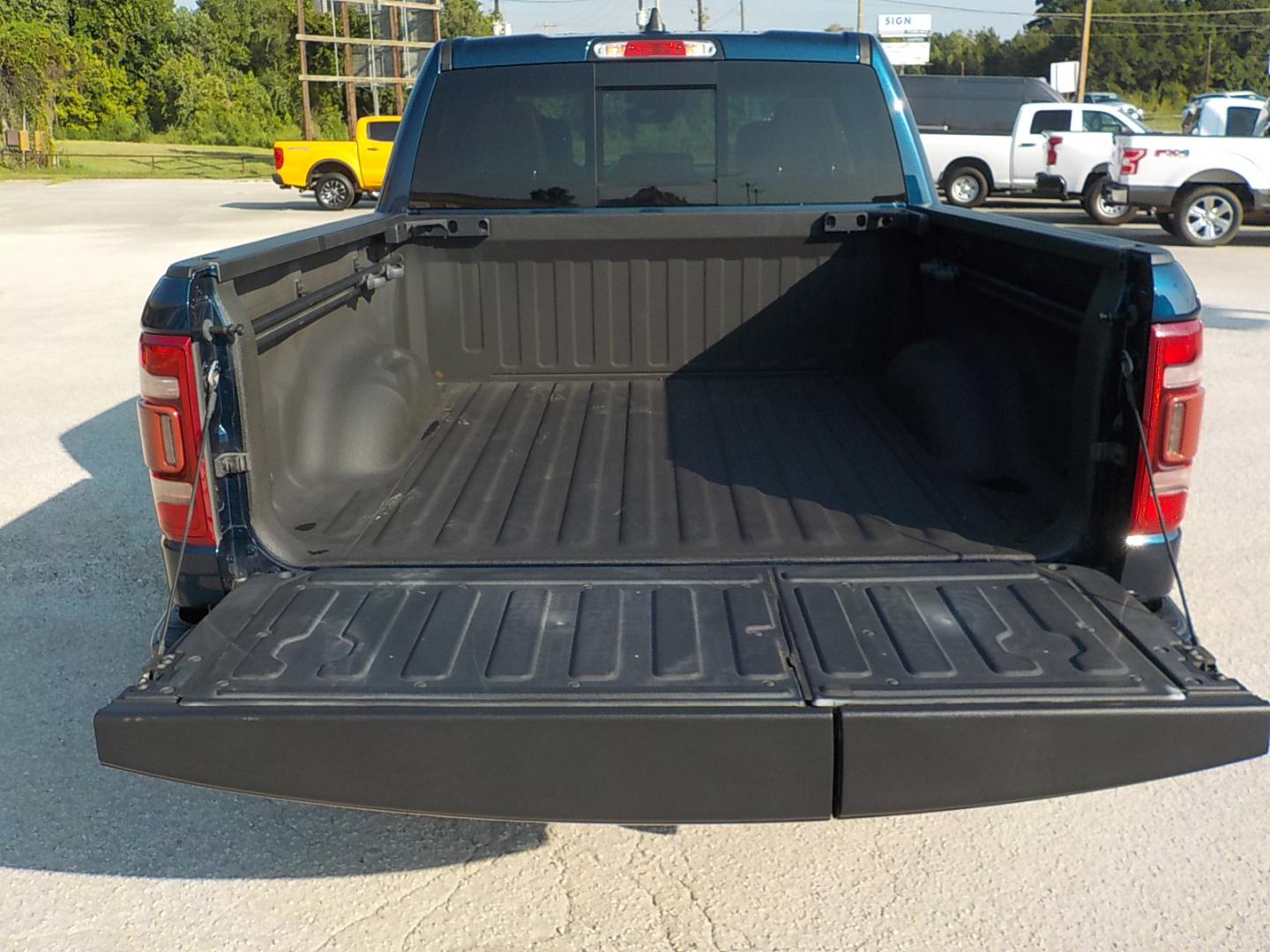 2021 Blue /Tan RAM 1500 Longhorn Crew Cab SWB 4WD (1C6SRFKT5MN) with an 5.7L V8 OHV 16V engine, 8A transmission, located at 1617 W Church Street, Livingston, TX, 77351, (936) 327-3600, 30.710995, -94.951157 - ONE OWNER!! LOW MILES!! IMMACULATE!! - Photo#20