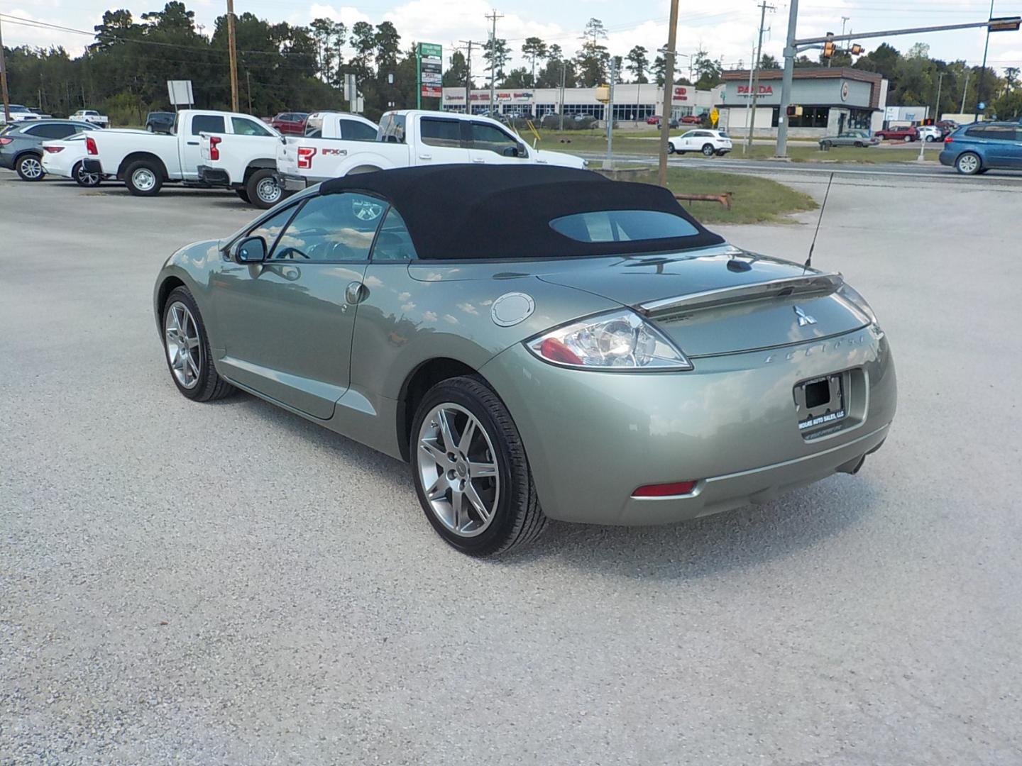 2008 Lt Green /Black Mitsubishi Eclipse GT Spyder (4A3AL35TX8E) with an 3.8L V6 SOHC 24V engine, Automatic transmission, located at 1617 W Church Street, Livingston, TX, 77351, (936) 327-3600, 30.710995, -94.951157 - LOW LOW MILES! And yes, that is the correct miles! Garage kept all it's life. This car is hard to believe how clean it is! If you want a convertible to sport around in on the weekends and don't want to spend a fortune this is the ONE! - Photo#10