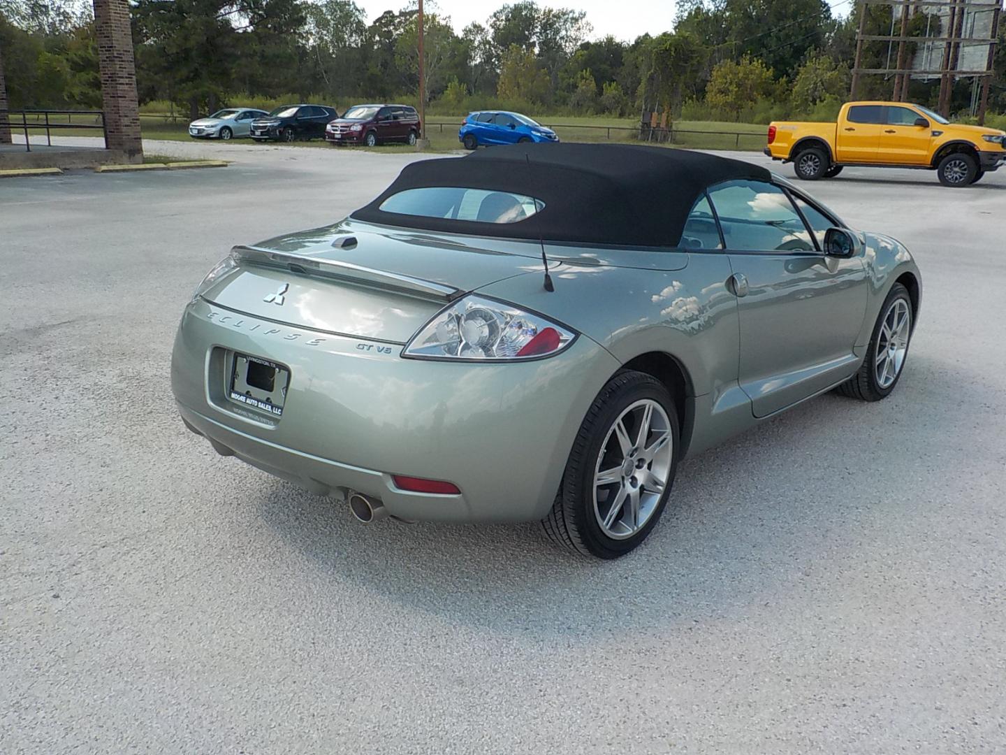 2008 Lt Green /Black Mitsubishi Eclipse GT Spyder (4A3AL35TX8E) with an 3.8L V6 SOHC 24V engine, Automatic transmission, located at 1617 W Church Street, Livingston, TX, 77351, (936) 327-3600, 30.710995, -94.951157 - LOW LOW MILES! And yes, that is the correct miles! Garage kept all it's life. This car is hard to believe how clean it is! If you want a convertible to sport around in on the weekends and don't want to spend a fortune this is the ONE! - Photo#11