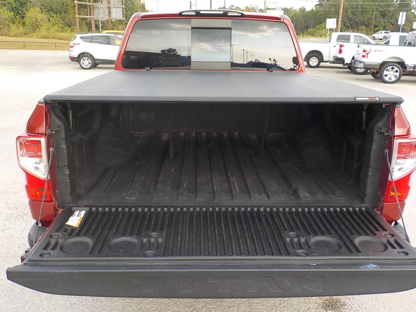 2017 Maroon /Black Nissan Titan S Crew Cab 2WD (1N6AA1EK3HN) with an 5.6L V8 DOHC 32V engine, 6A transmission, located at 1617 W Church Street, Livingston, TX, 77351, (936) 327-3600, 30.710995, -94.951157 - Extremely nice truck for the money!! Come check it out for yourself - Photo#7