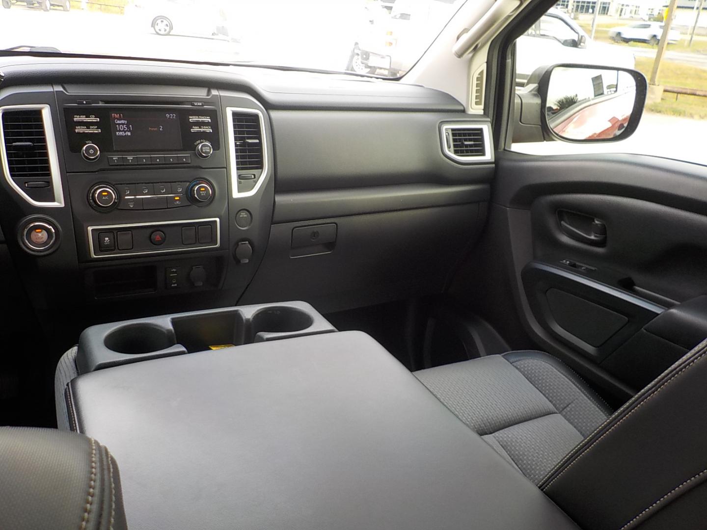 2017 Maroon /Black Nissan Titan S Crew Cab 2WD (1N6AA1EK3HN) with an 5.6L V8 DOHC 32V engine, 6A transmission, located at 1617 W Church Street, Livingston, TX, 77351, (936) 327-3600, 30.710995, -94.951157 - Extremely nice truck for the money!! Come check it out for yourself - Photo#13