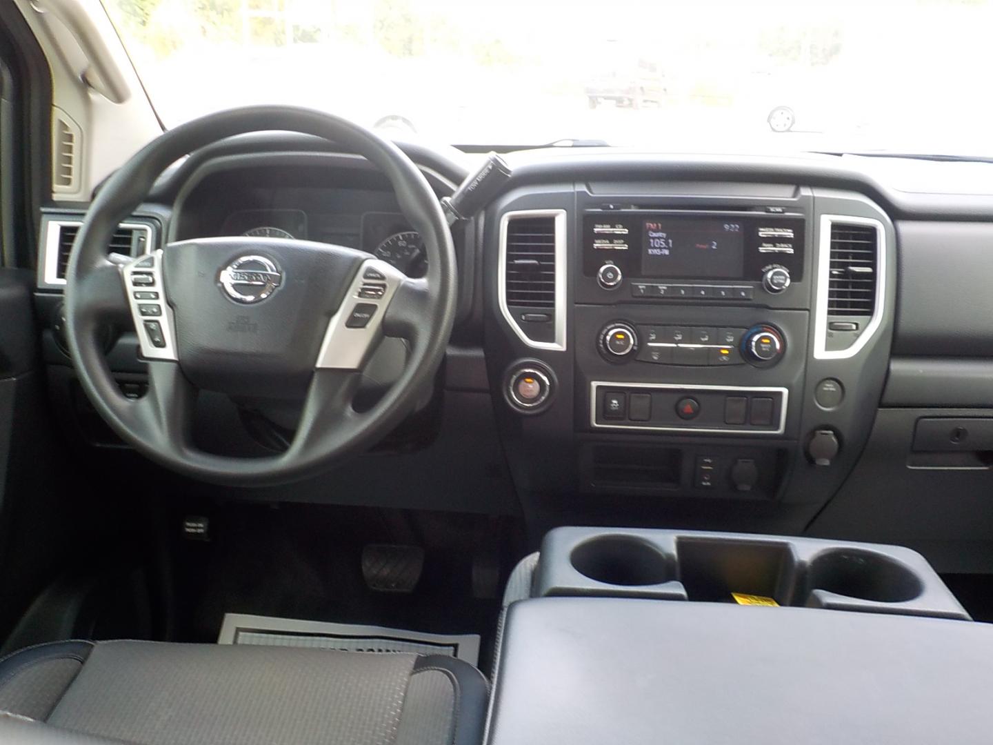 2017 Maroon /Black Nissan Titan S Crew Cab 2WD (1N6AA1EK3HN) with an 5.6L V8 DOHC 32V engine, 6A transmission, located at 1617 W Church Street, Livingston, TX, 77351, (936) 327-3600, 30.710995, -94.951157 - Extremely nice truck for the money!! Come check it out for yourself - Photo#14