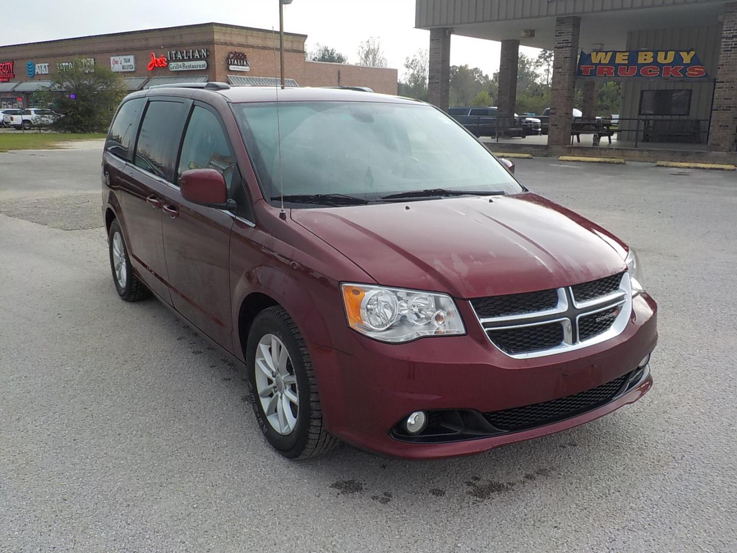 2020 Maroon /Black Dodge Grand Caravan SXT (2C4RDGCG1LR) with an 3.6L V6 DOHC 24V engine, 6A transmission, located at 1617 W Church Street, Livingston, TX, 77351, (936) 327-3600, 30.710995, -94.951157 - Fantastic family vehicle for not a lot of money in today's world!! - Photo#1